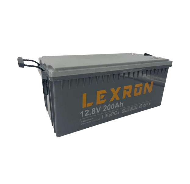 LEXRON 12.8V 200Ah LiFePO4 Batarya